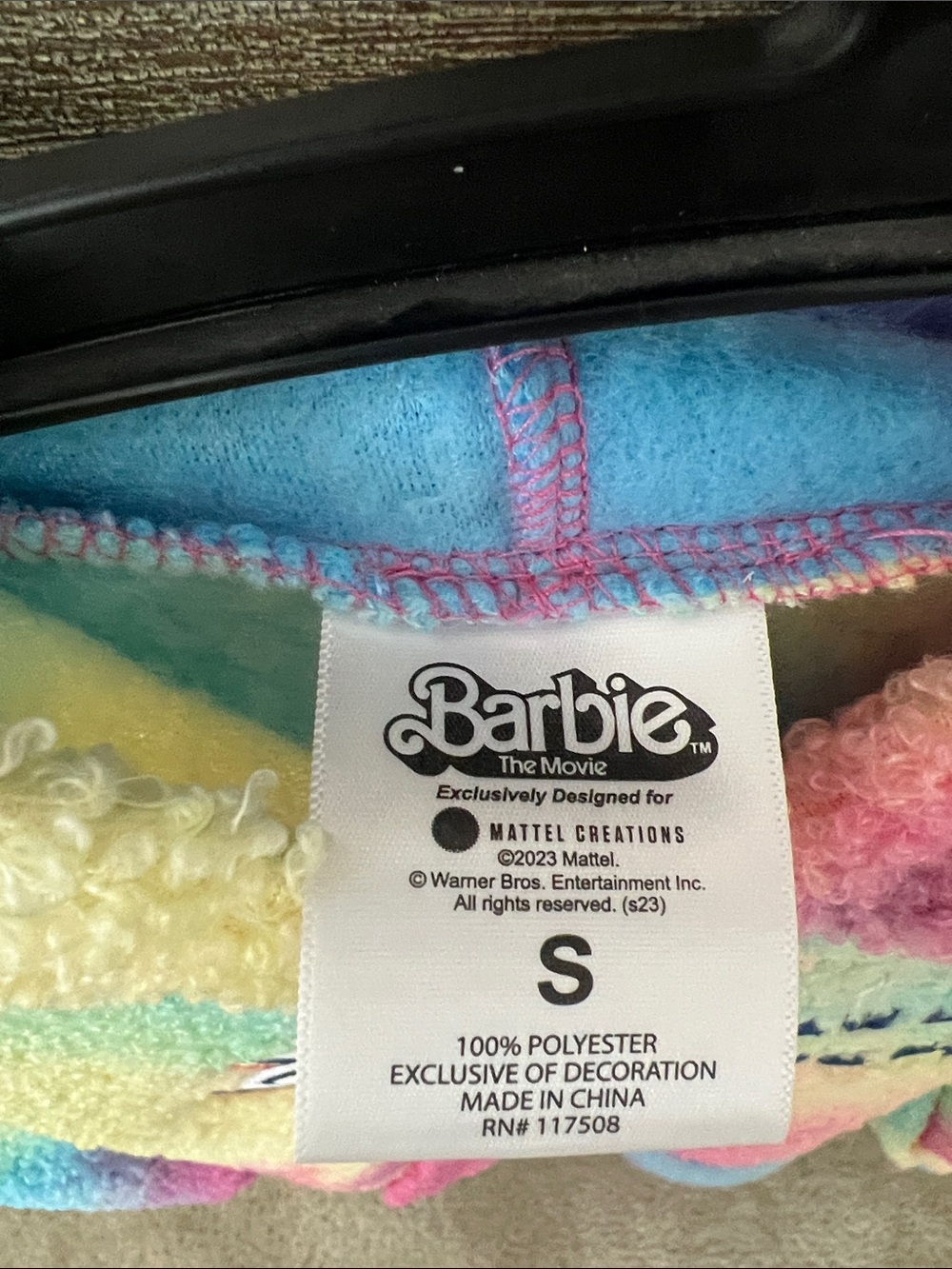 Tie dye hoodie - "I Am Kenough" official Barbie Movie editiom - Picture 3 of 3